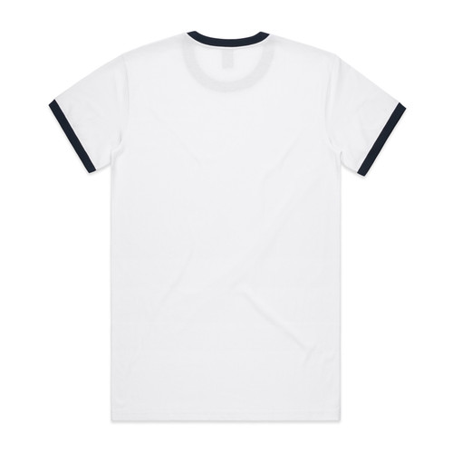 WHITE/NAVY - BACK staple-ringer-tee-white/navy-back